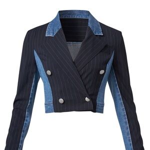 Never worn denim jacket.